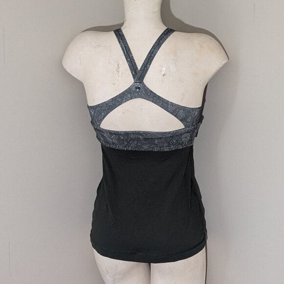 Lululemon Wrap It Up Tank Jazzy White Gator Green 4 - Picture 4 of 7